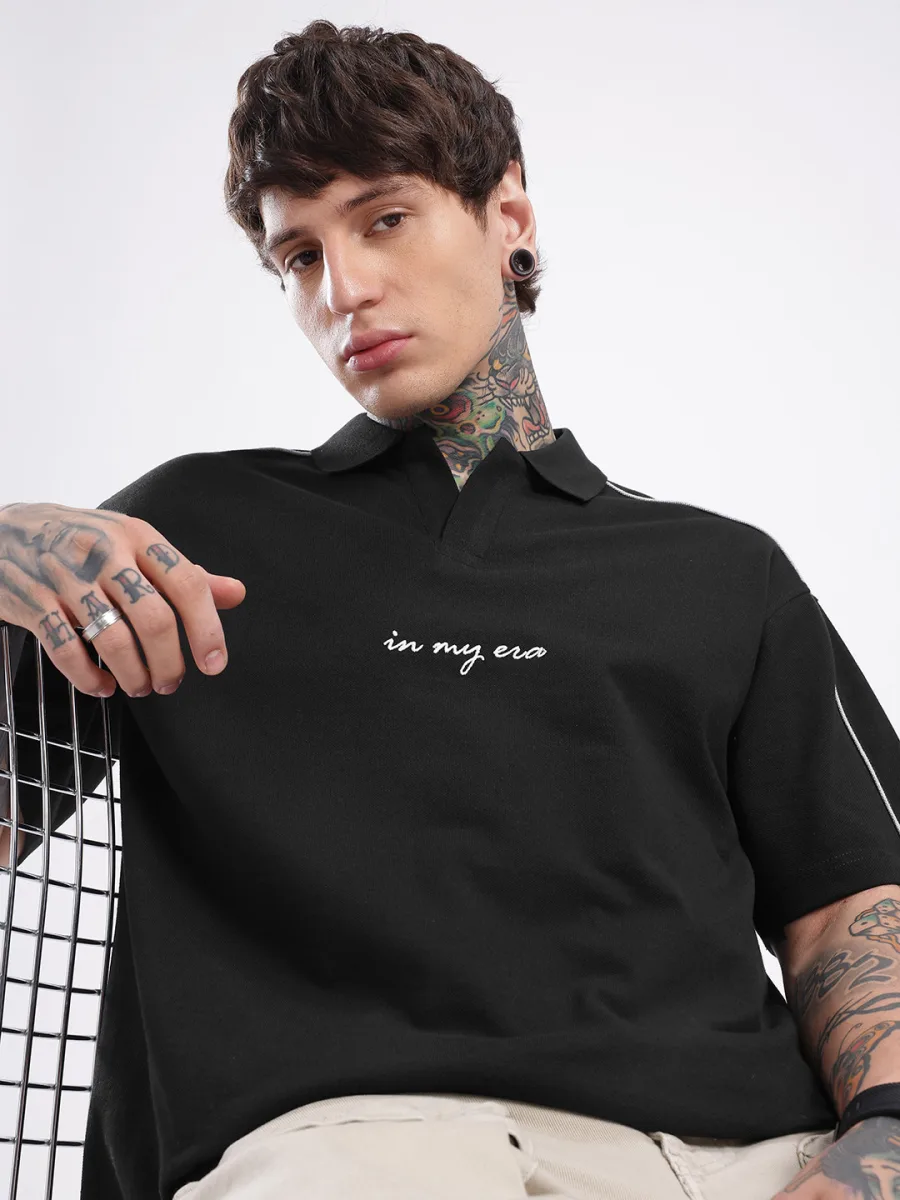 Polo Collar Oversized T-shirt