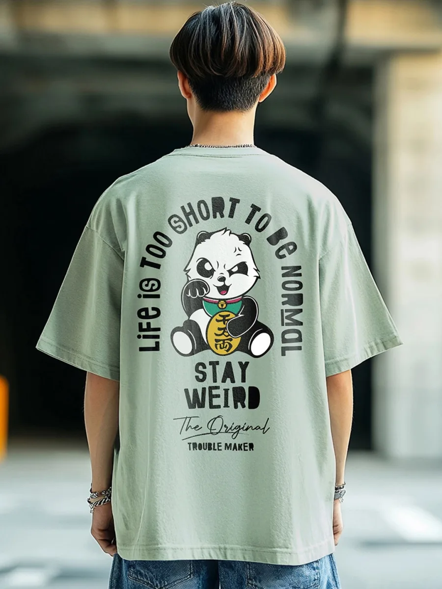 Dewy Graphic T-Shirt — Peach