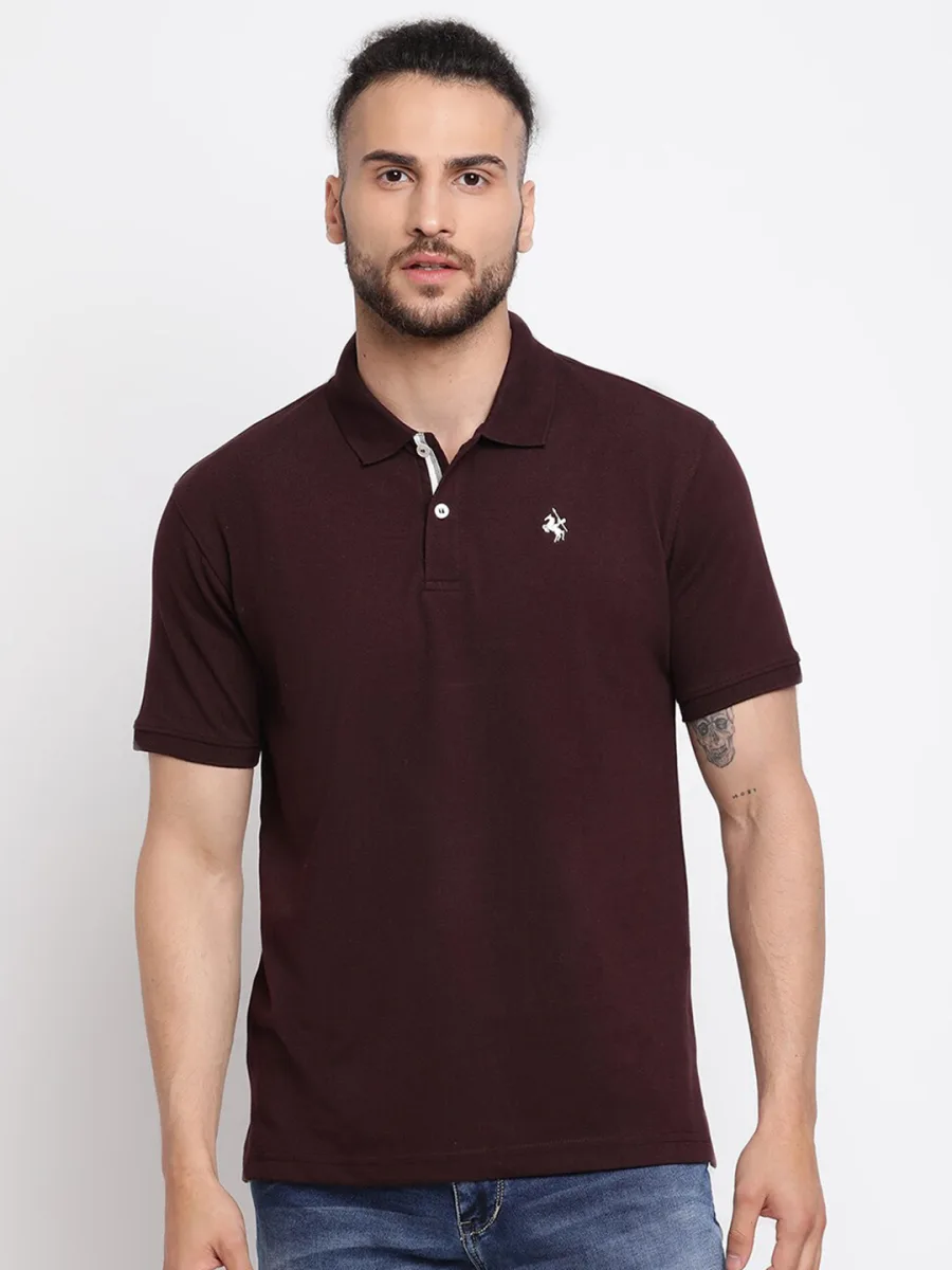 Men Polo Collar T-shirt
