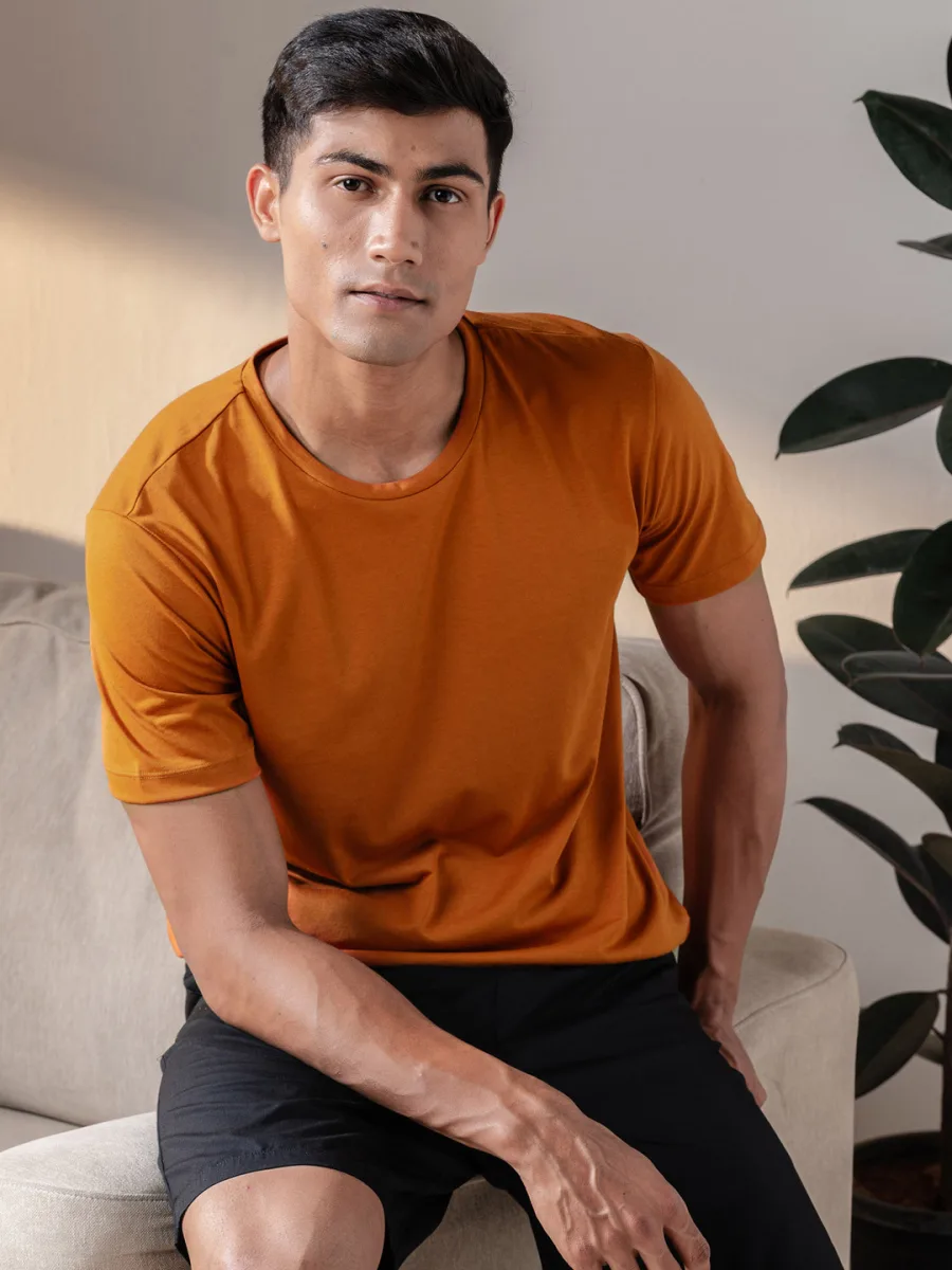 Lightweight Graphic T-Shirt — Rosewood