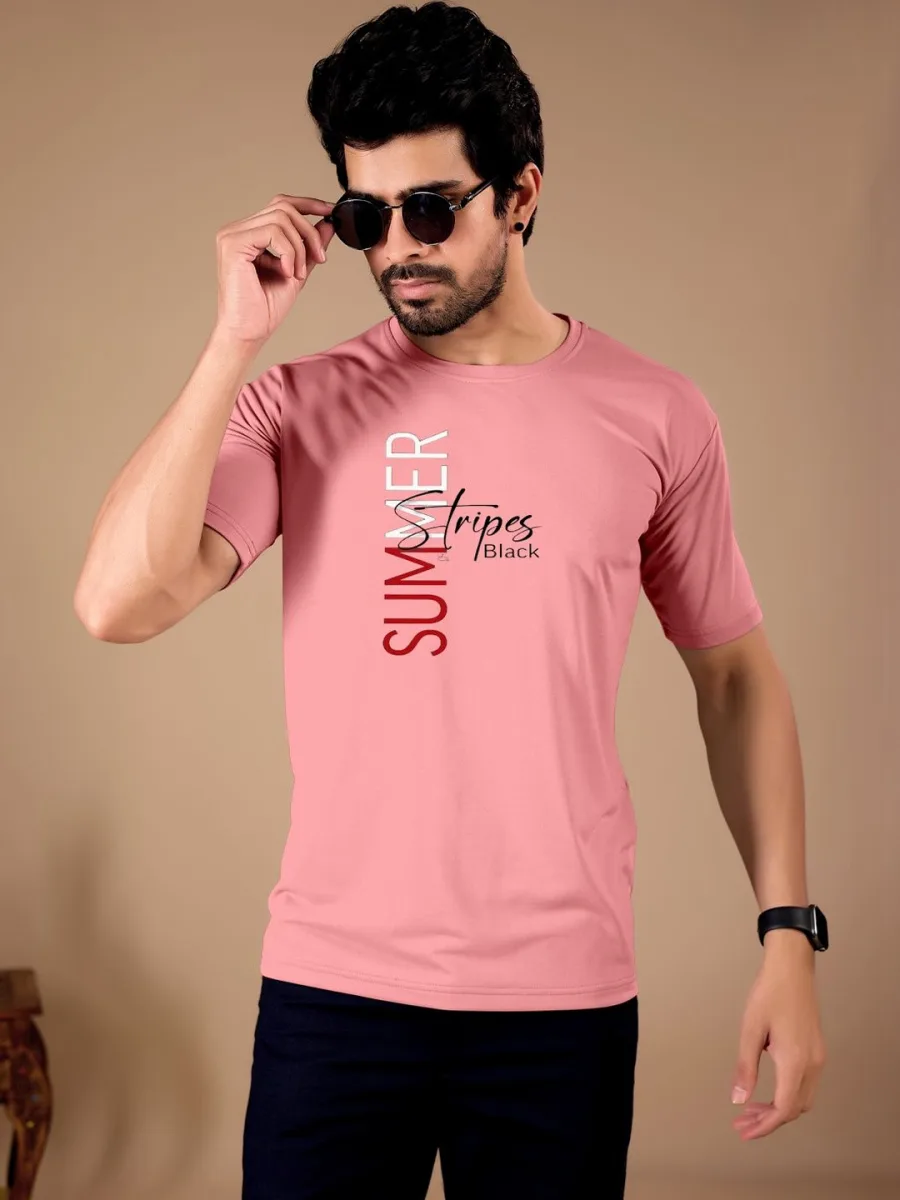 Printed Round Neck T-shirt