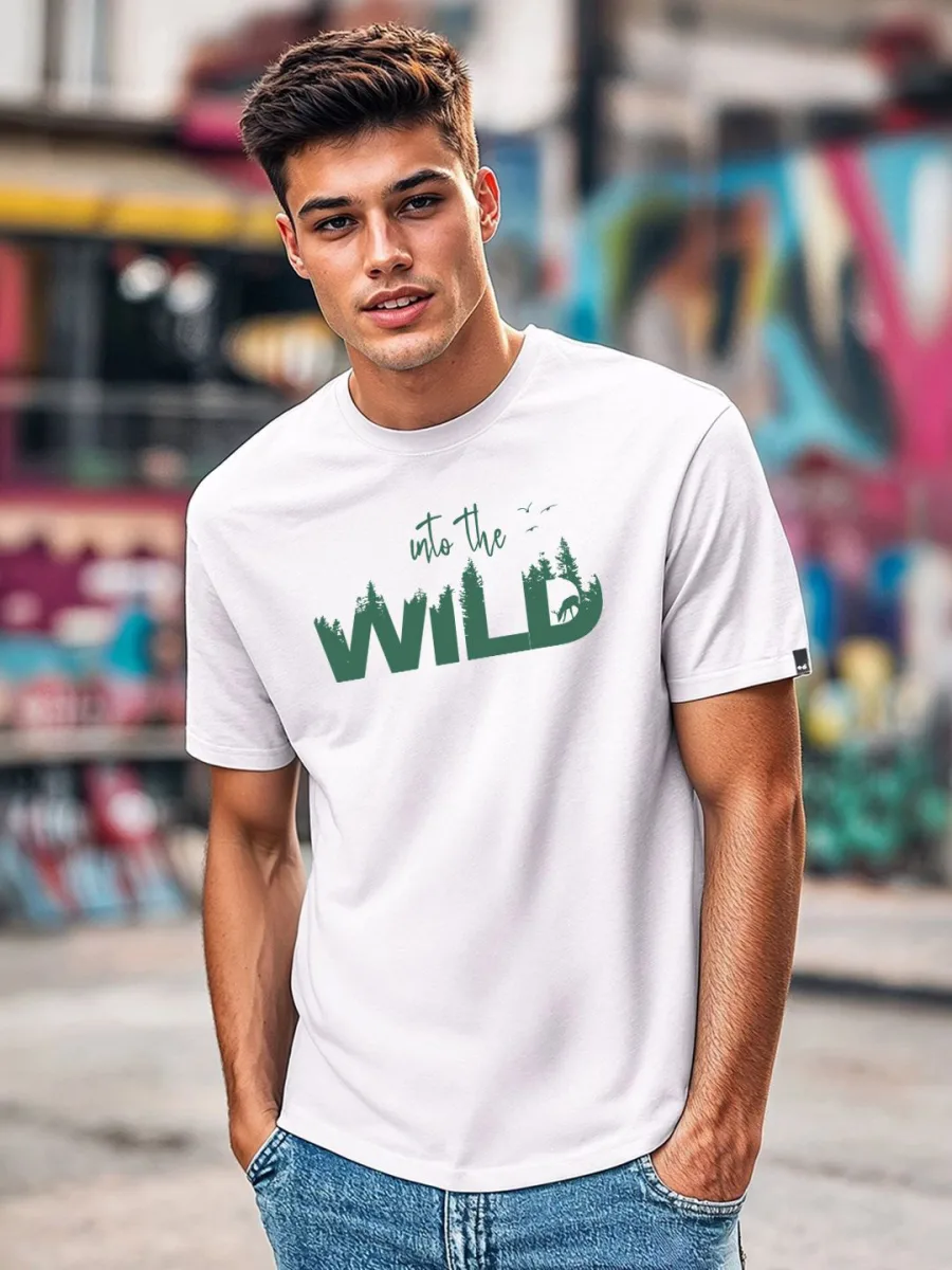 Lightweight Graphic T-Shirt — Champagne