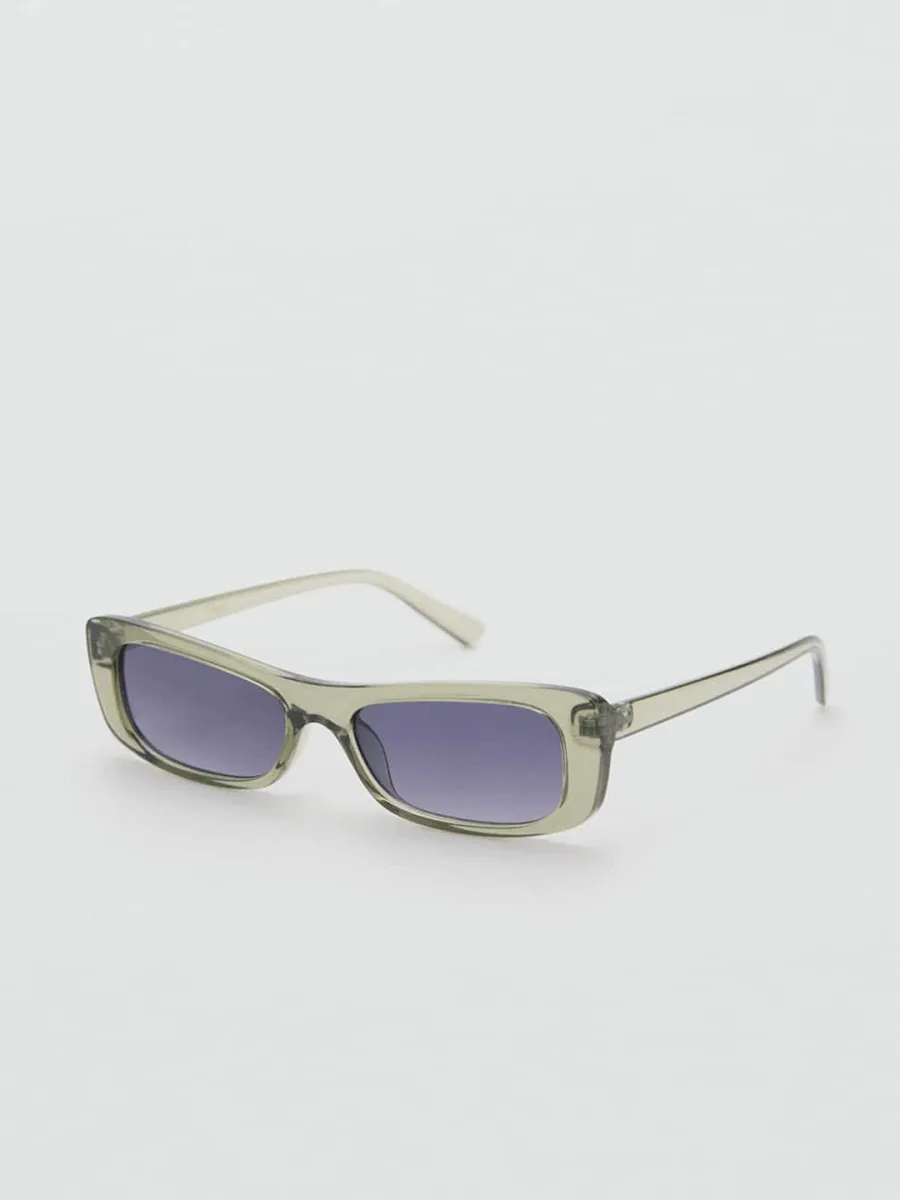 Green Rectangle Sunglasses