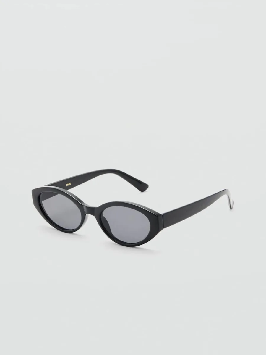Black Oval Sunglasses