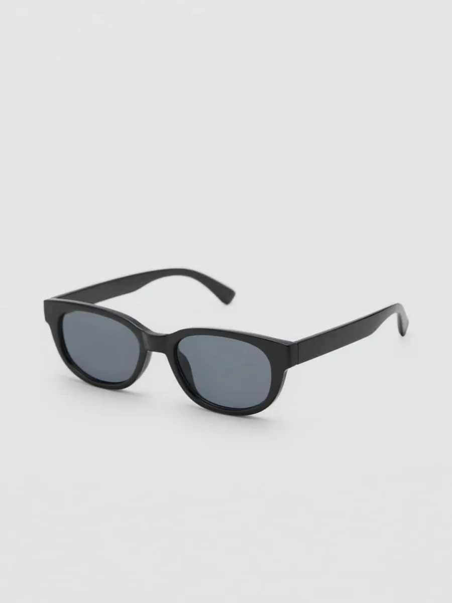 Black Oval Sunglasses