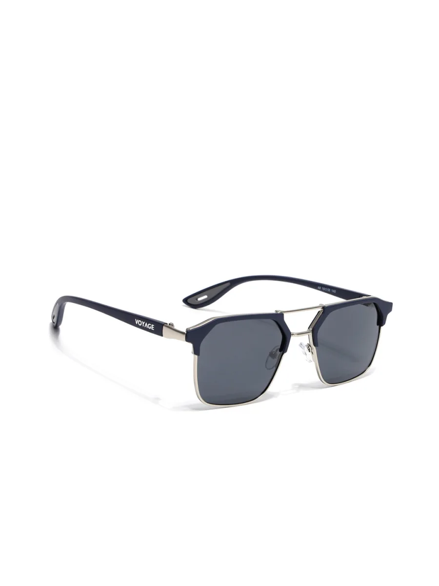 Navy Square Sunglasses