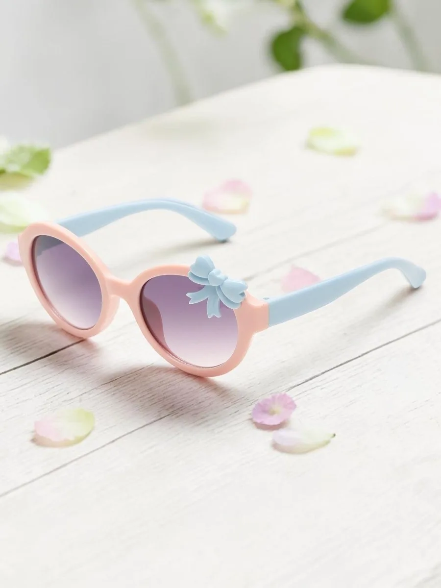Pink Round Kids Sunglasses