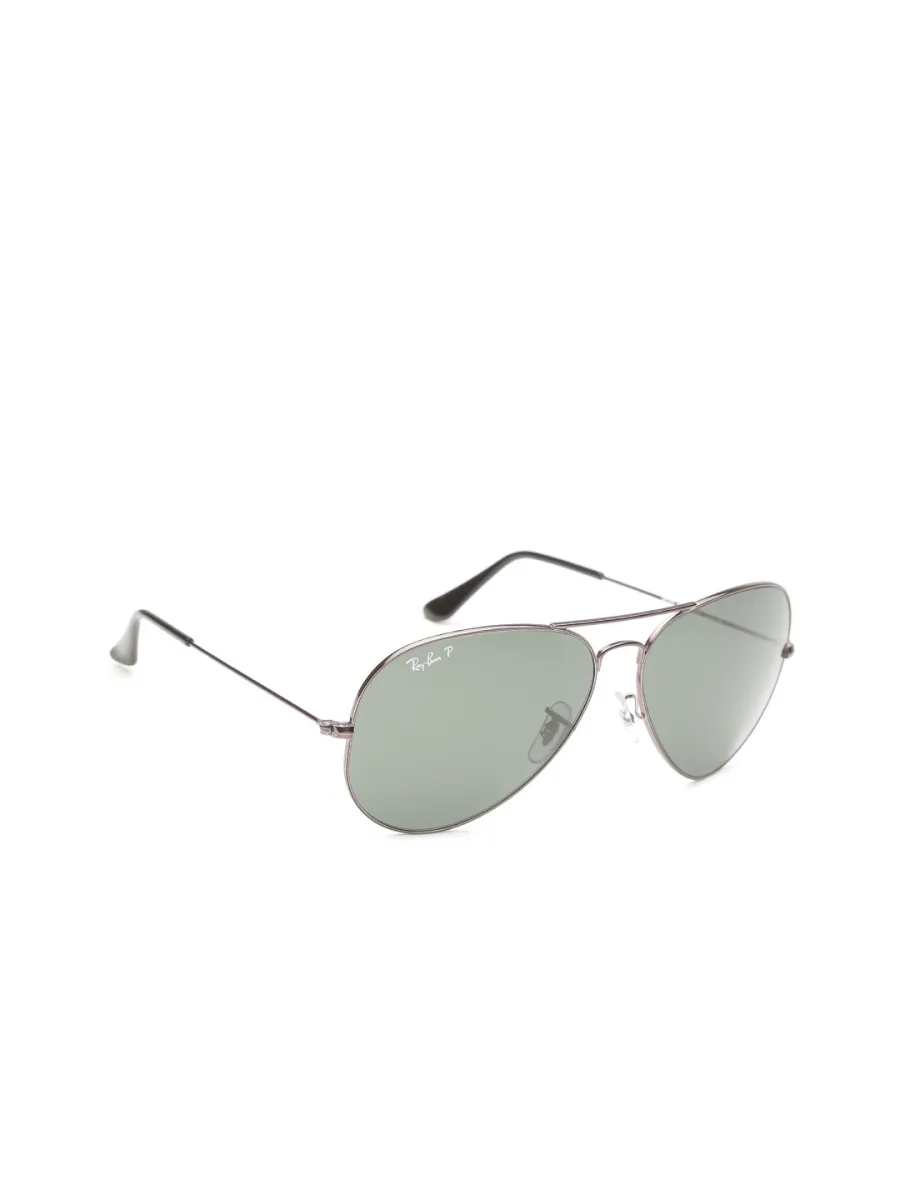 Gunmetal Aviator Sunglasses