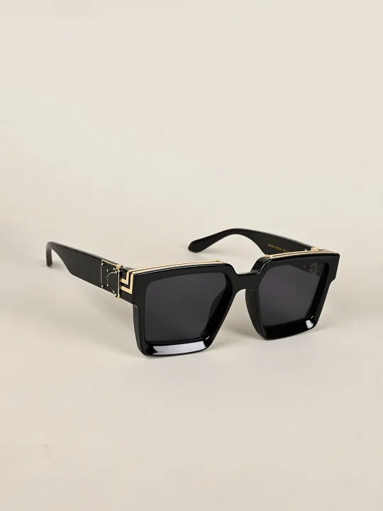 Black Gold Square Sunglasses