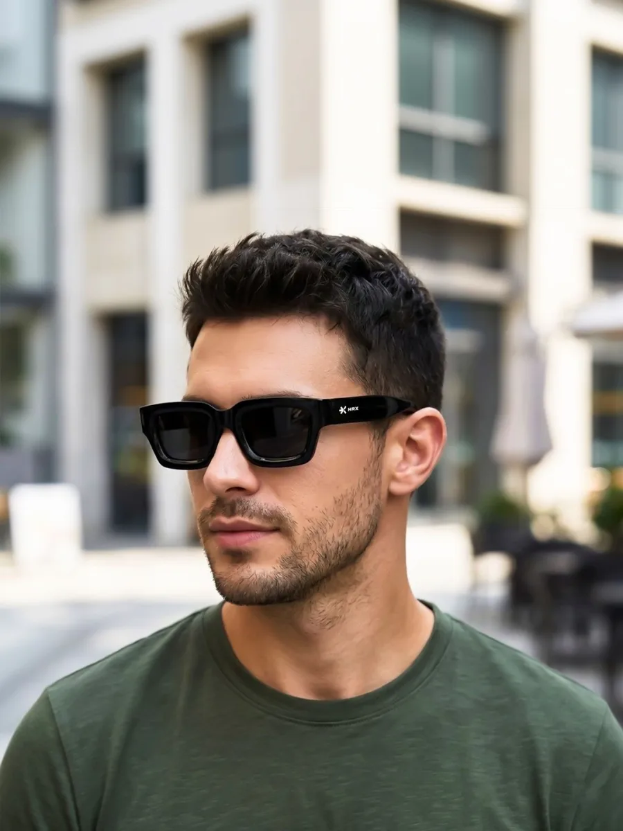 Black Square Sunglasses