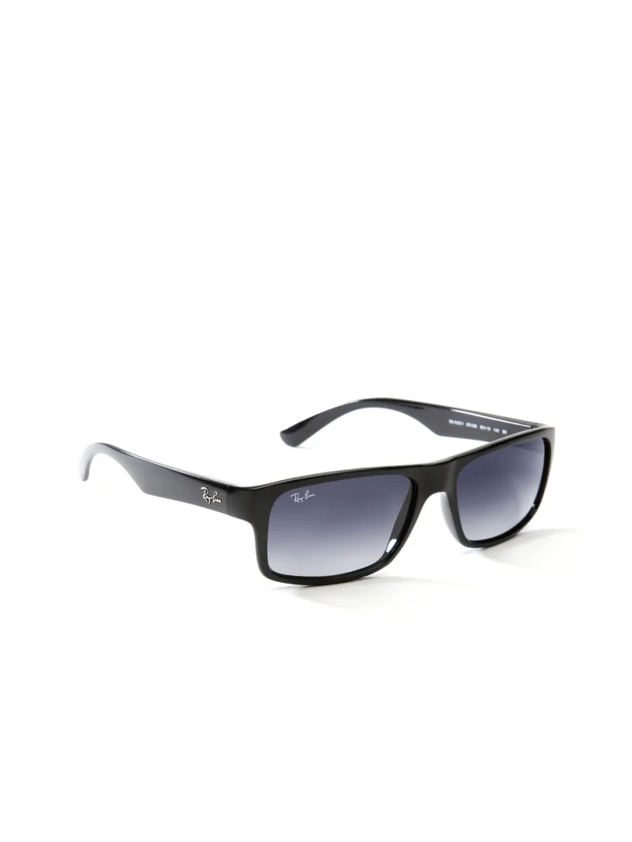 Black Rectangle Gradient Sunglasses