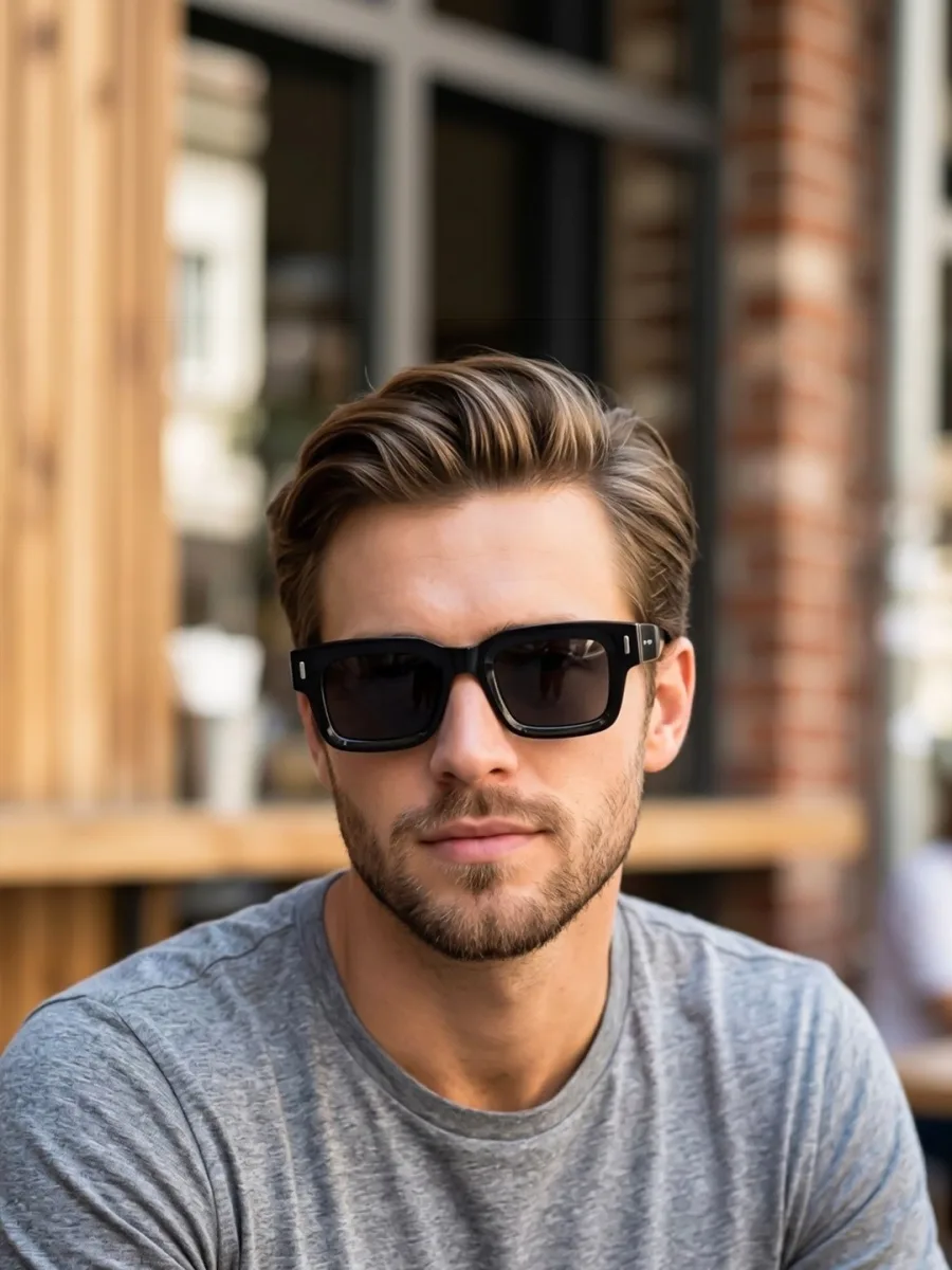 Black Square Sunglasses