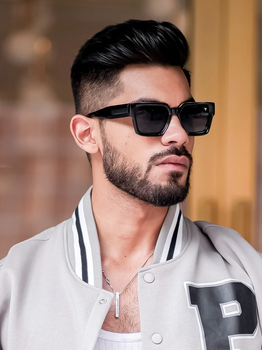 Black Square Sunglasses