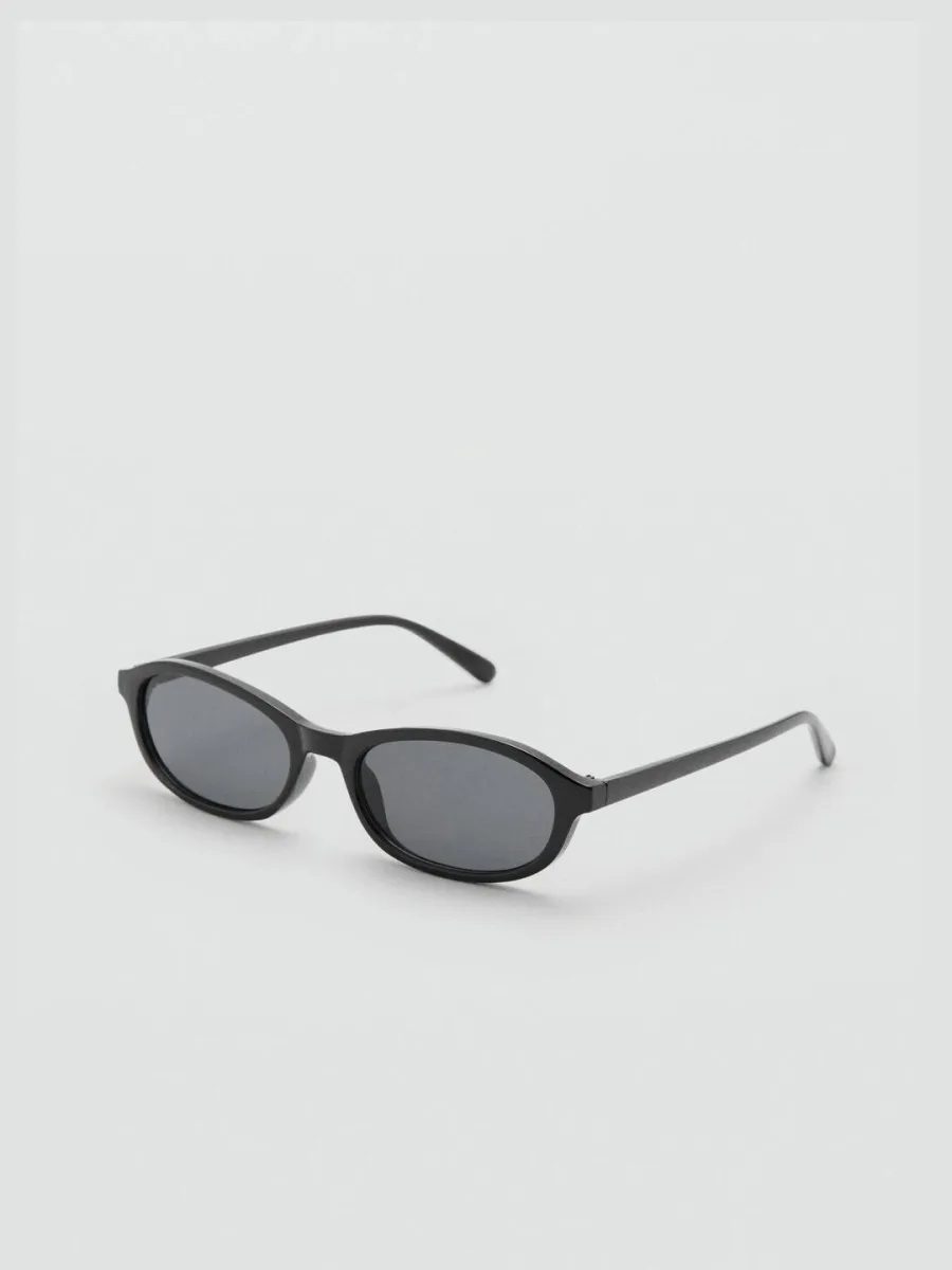 Black Oval Sunglasses