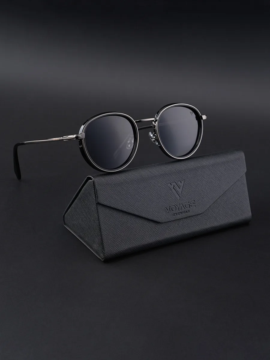 Black Round Sunglasses