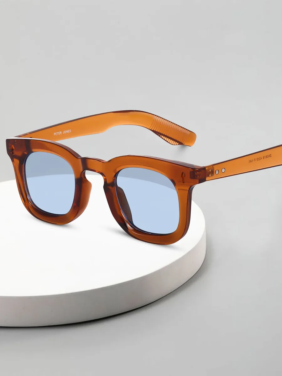 Brown Square Sunglasses