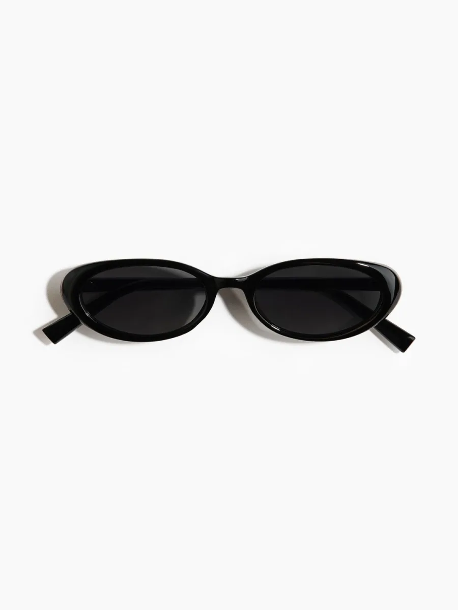 Black Oval Sunglasses