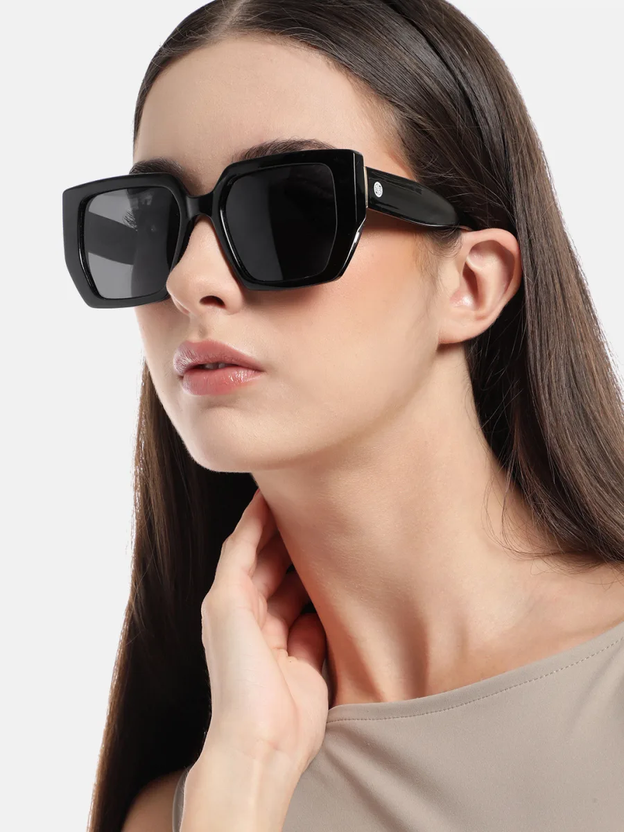 Black Oversized Square Sunglasses
