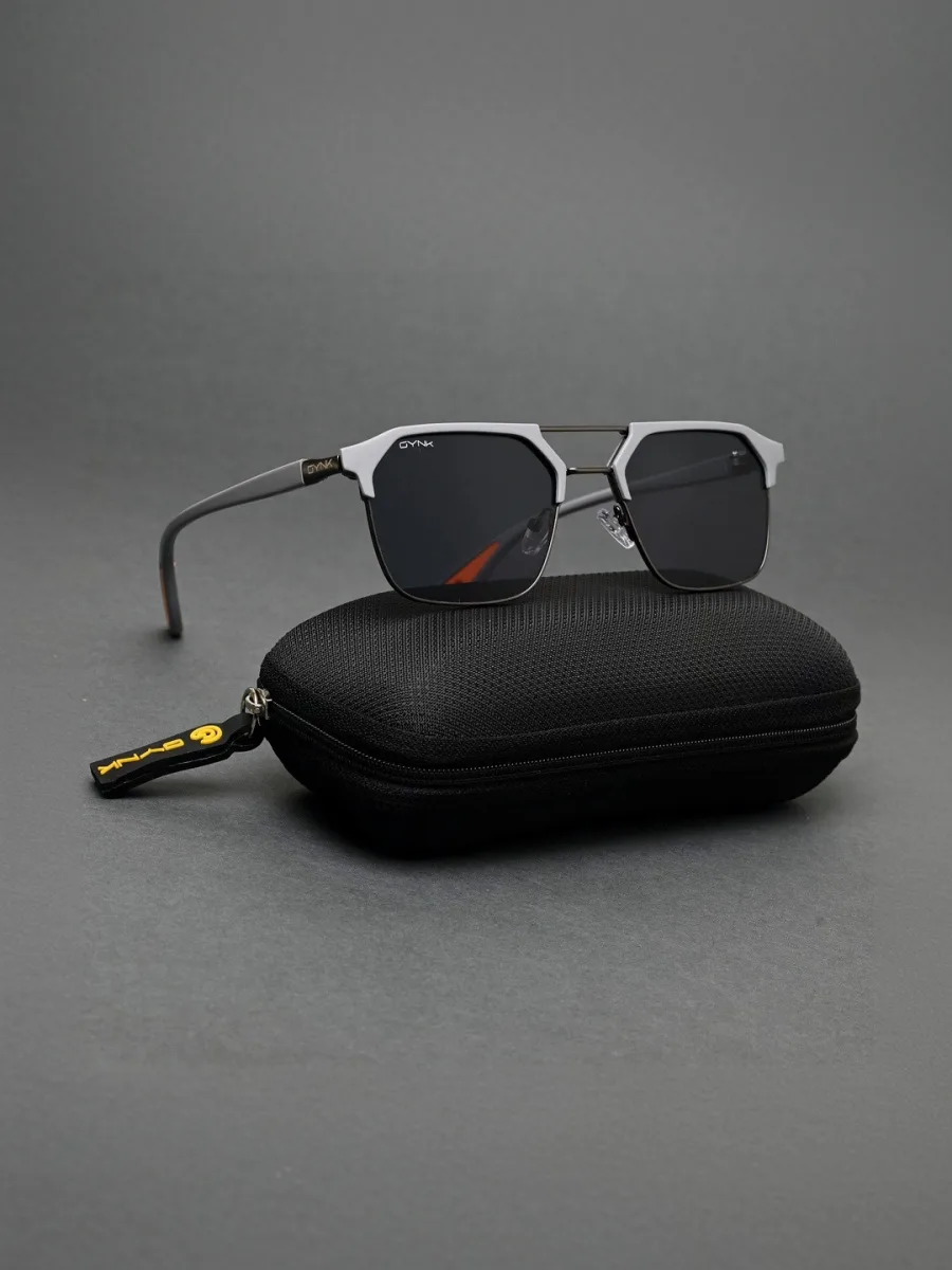 Silver Square Sunglasses