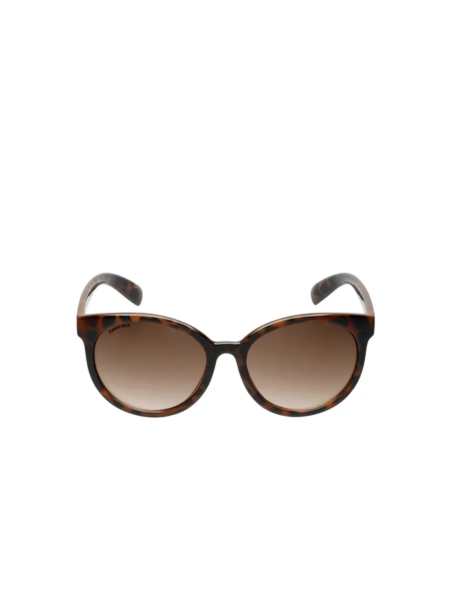 Brown Tortoise Round Sunglasses