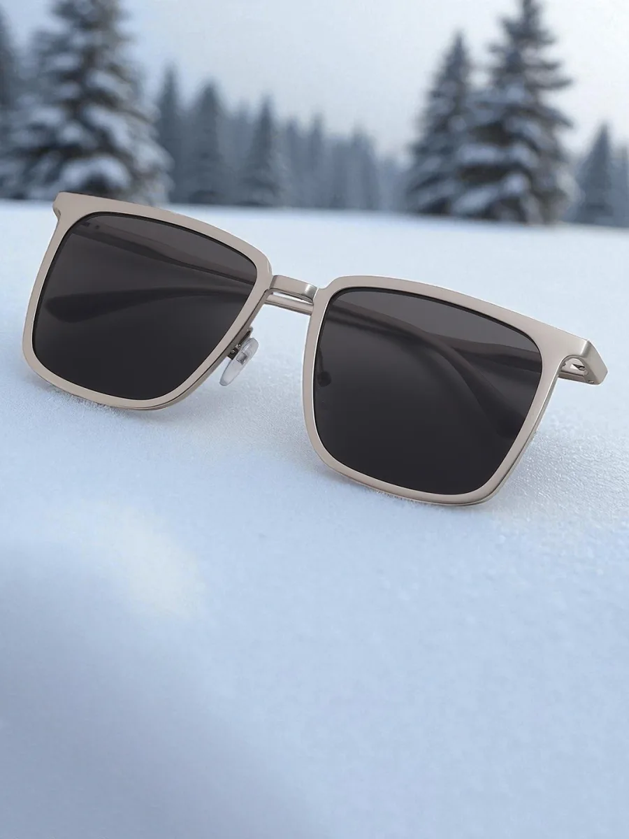 Silver Square Sunglasses