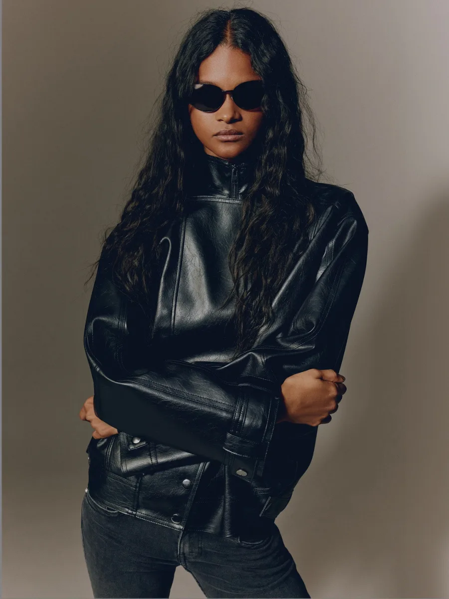 Black Oval Sunglasses