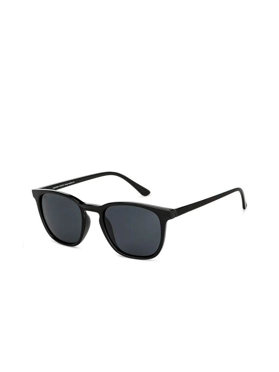 Black Rounded Square Sunglasses