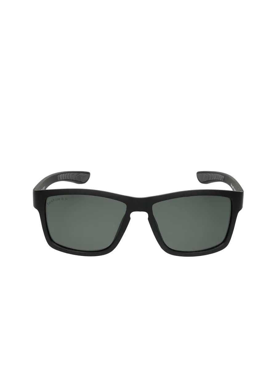 Black Sports Wrap Sunglasses