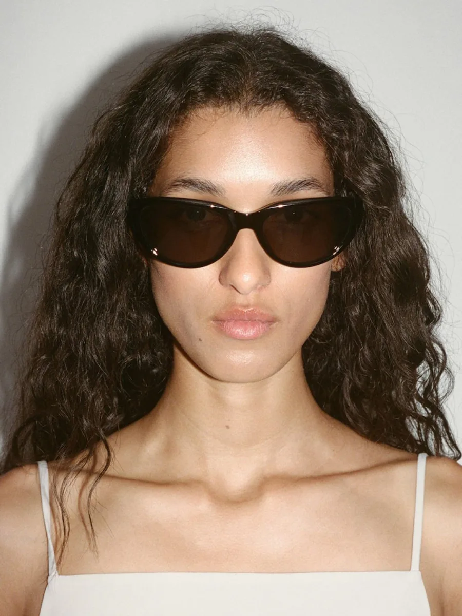Brown Tortoise Cat-Eye Sunglasses