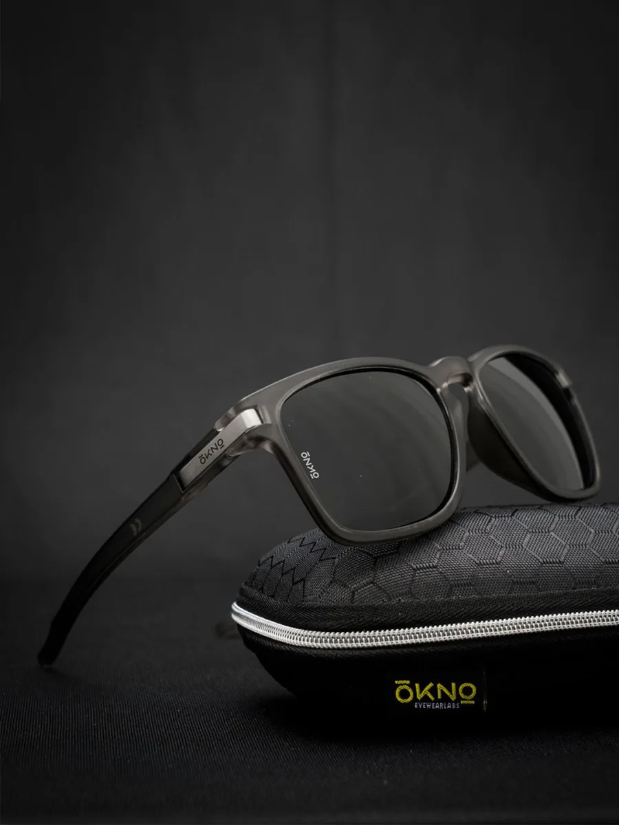 Grey Square Sunglasses