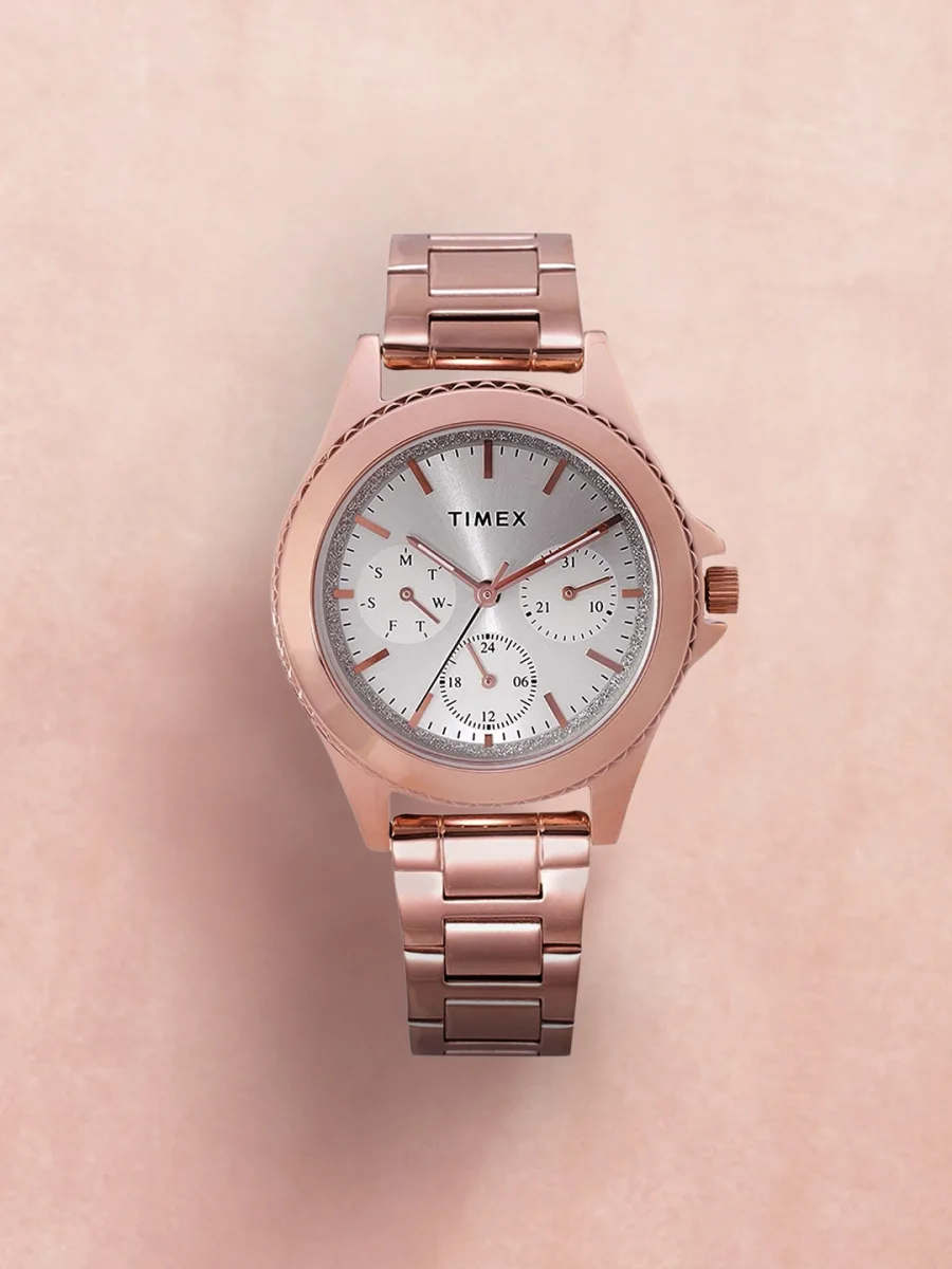 Rose Gold Chronograph Watch