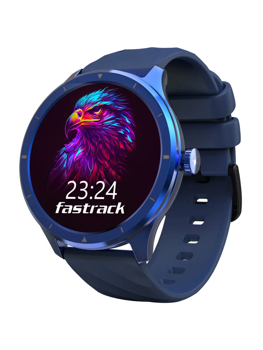 Blue Silicone Smartwatch