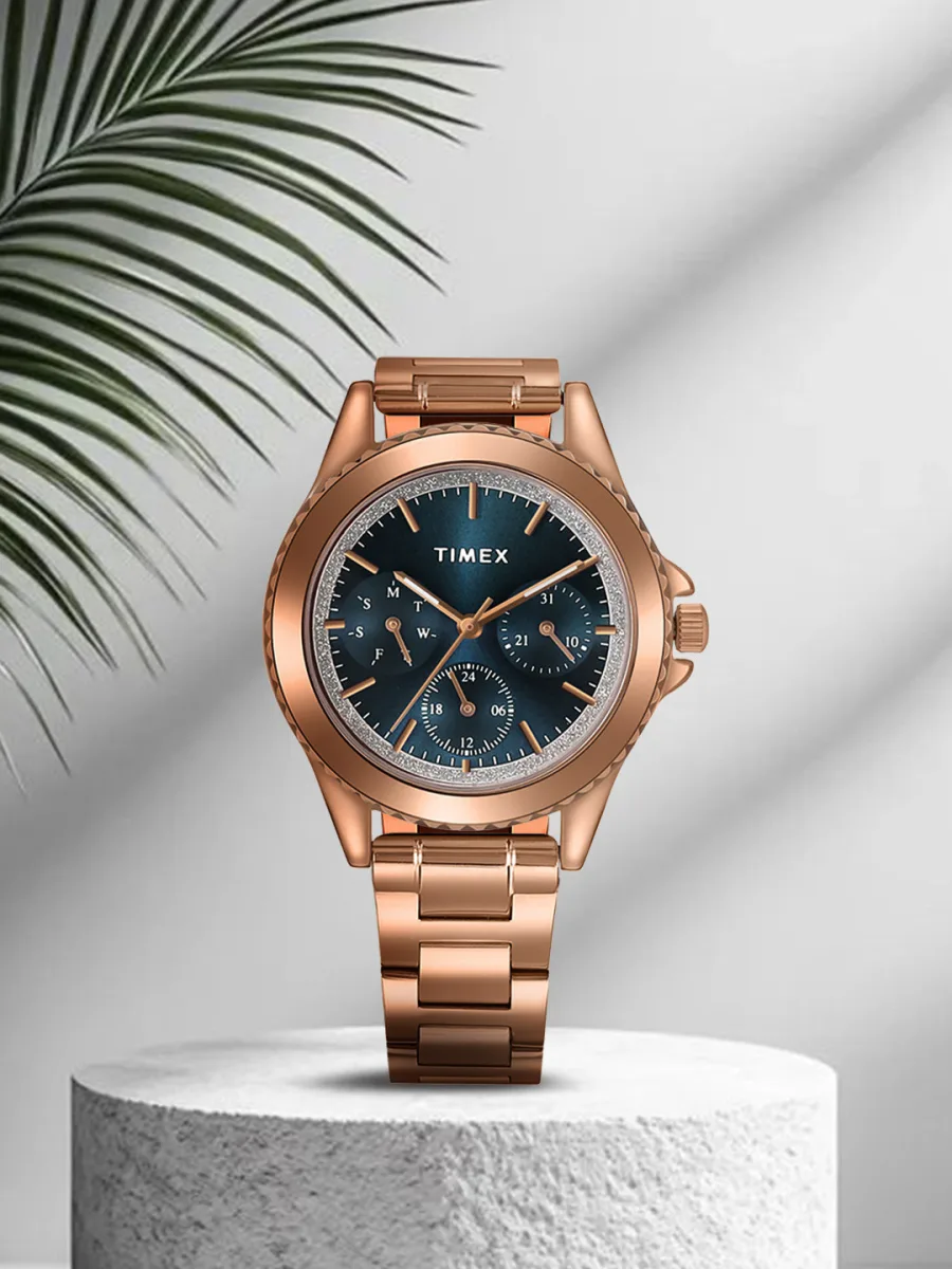 Rose Gold Chronograph Watch