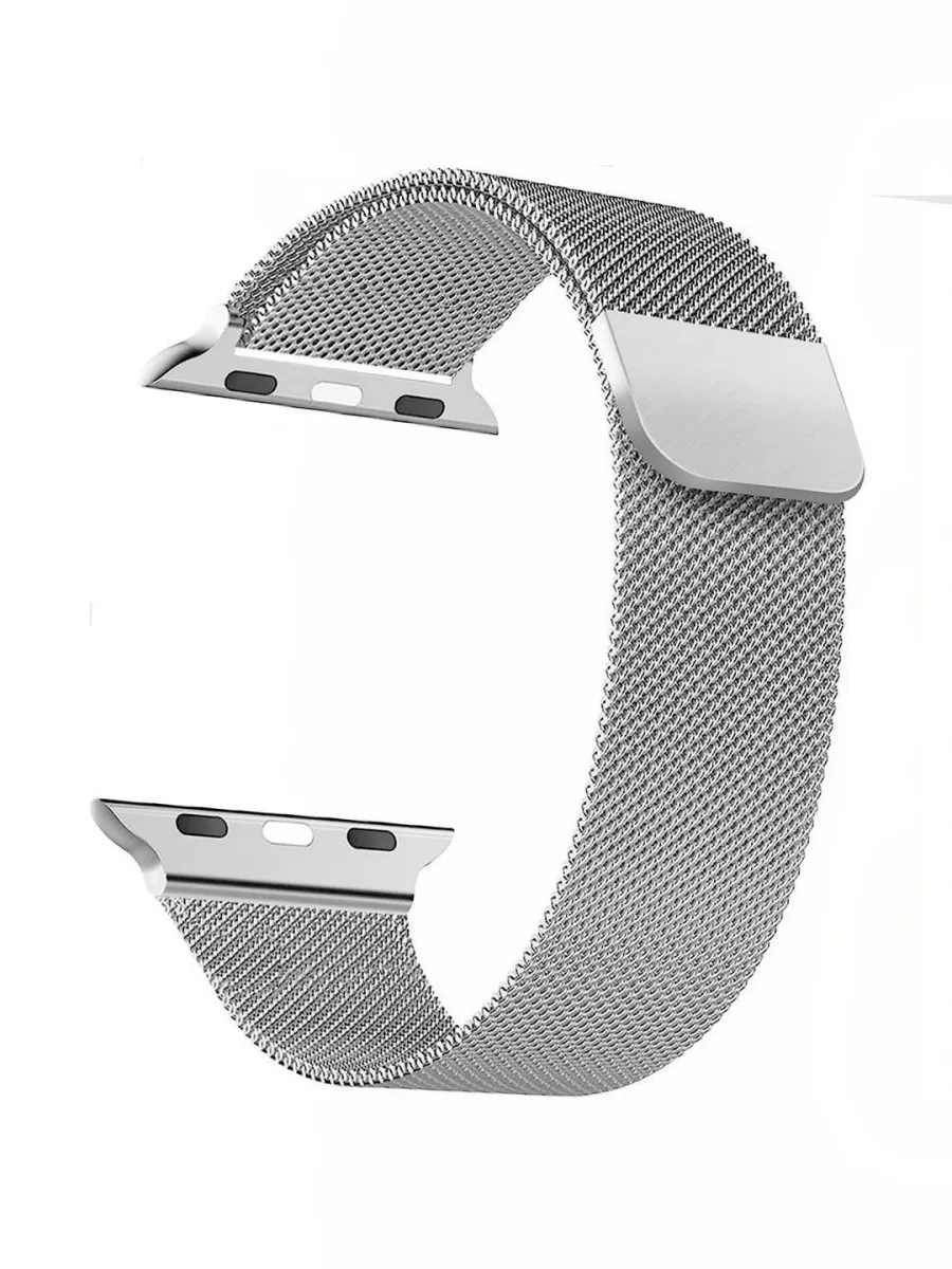 Silver Mesh Watch Strap