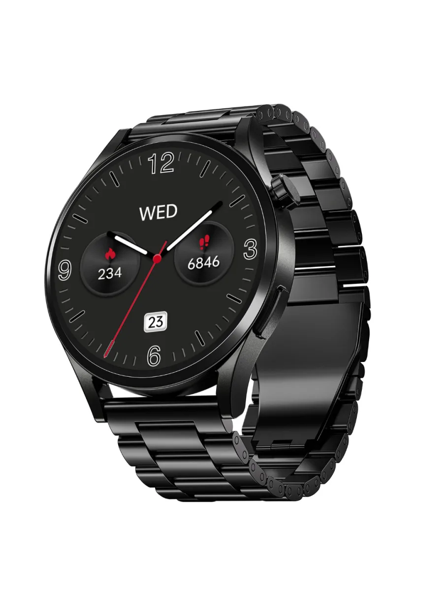 Black Steel Smartwatch