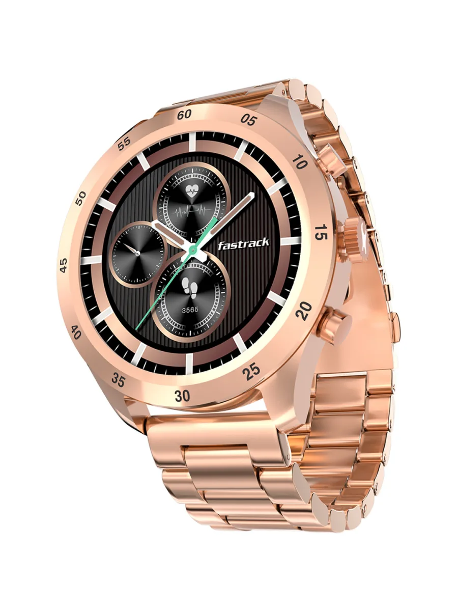 Rose Gold Steel Smartwatch