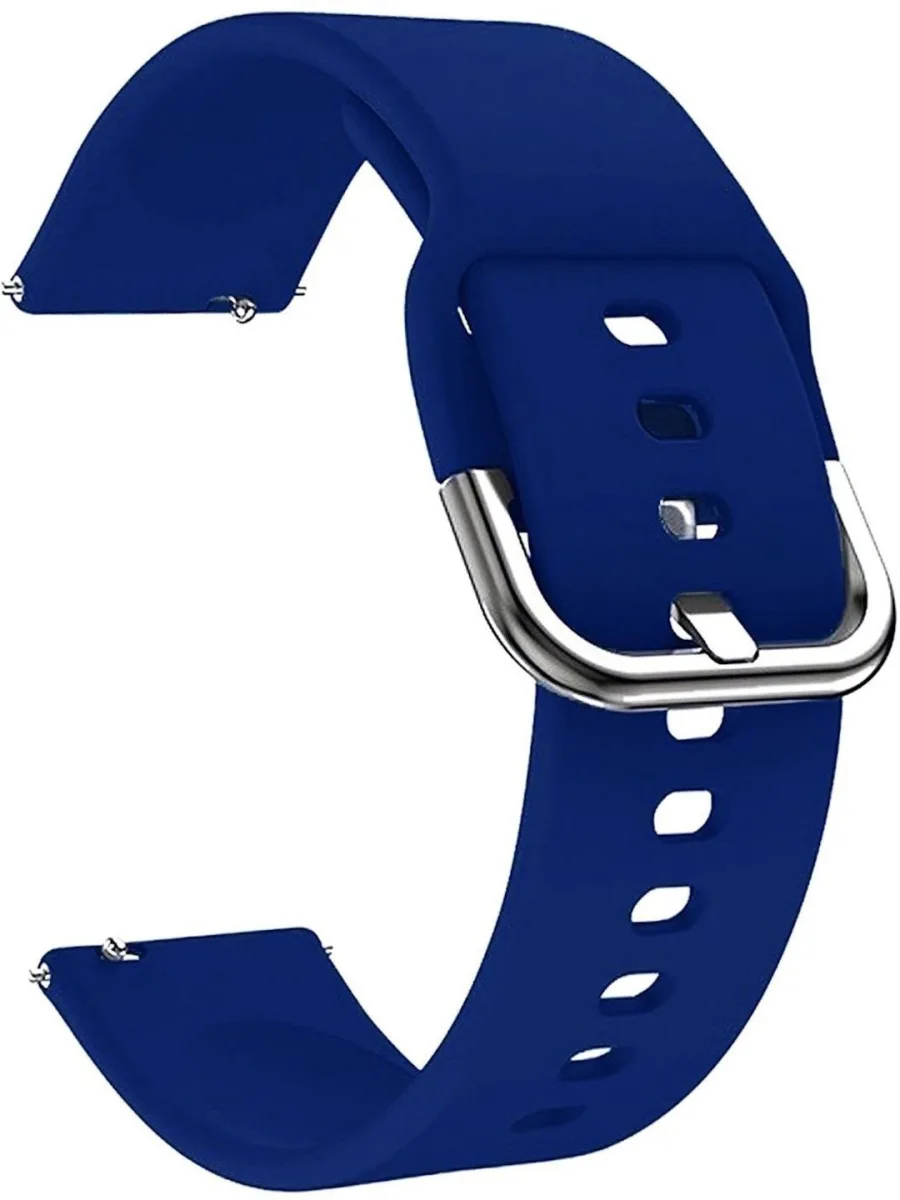 Blue Silicone Watch Strap