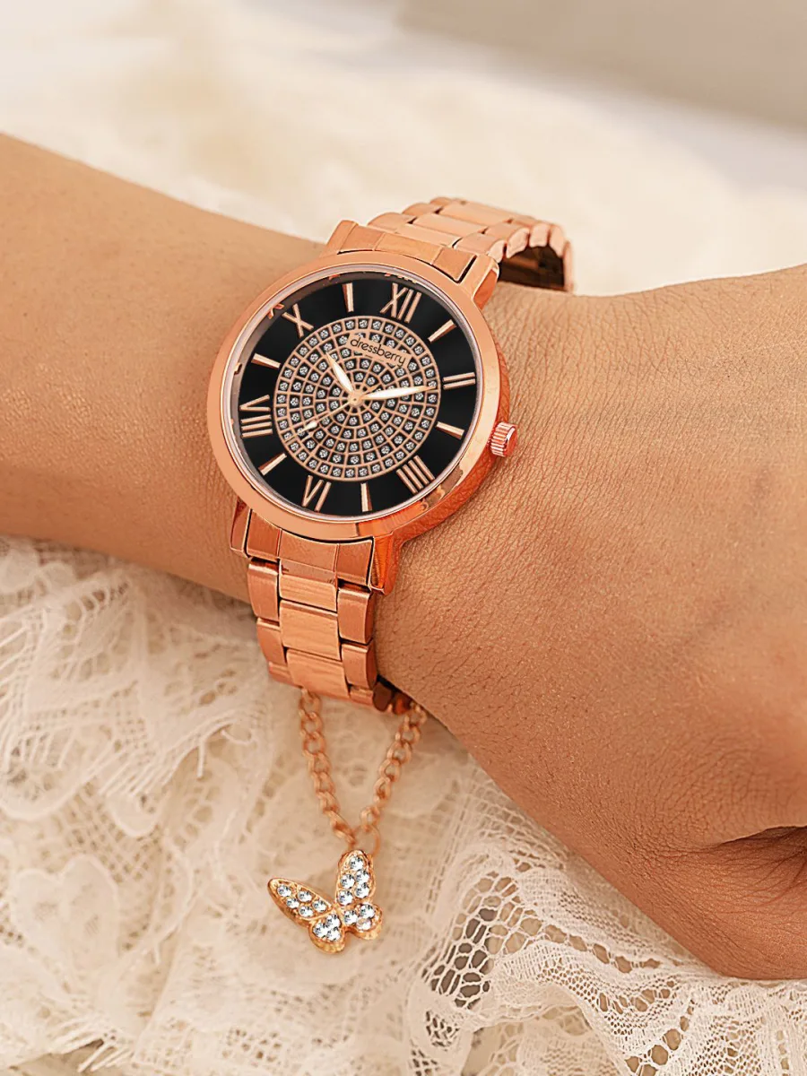 Rose Gold Bracelet Watch