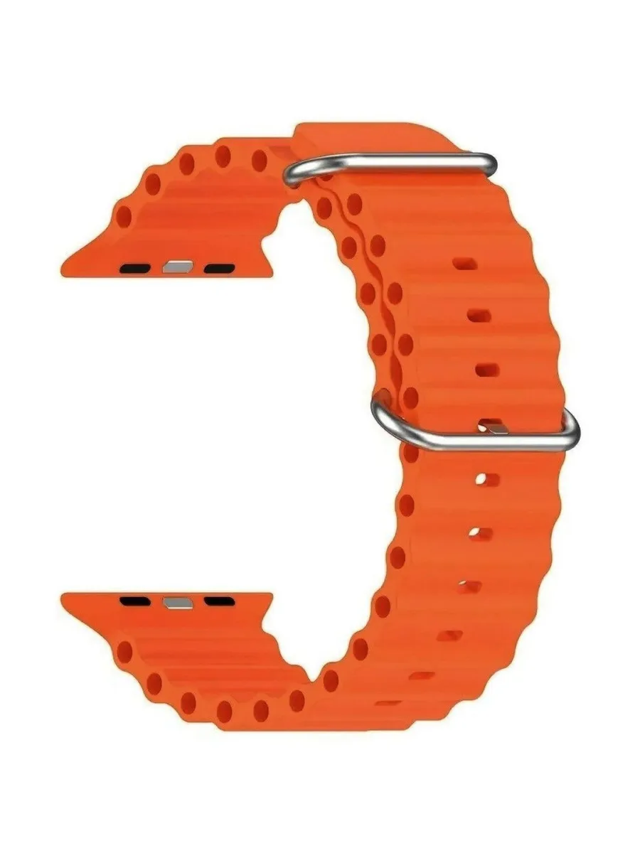 Orange Silicone Watch Strap