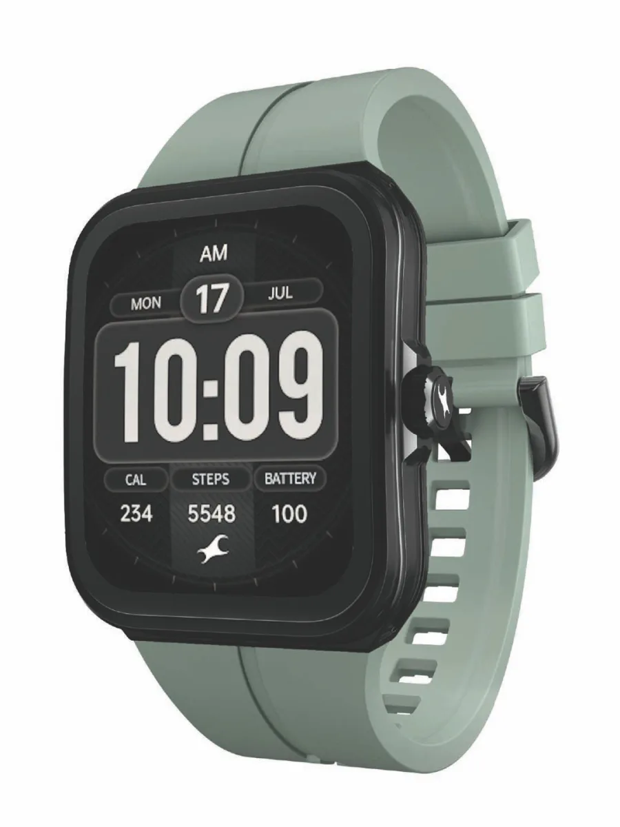 Green Silicone Smartwatch