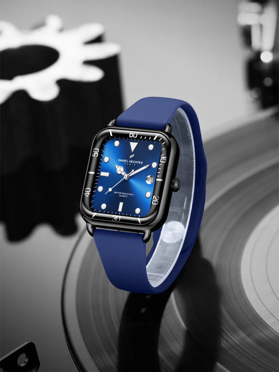 Sporty Analog Watch — Berry
