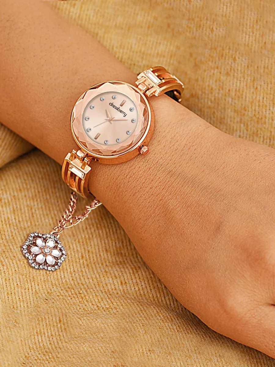 Rose Gold Bracelet Watch