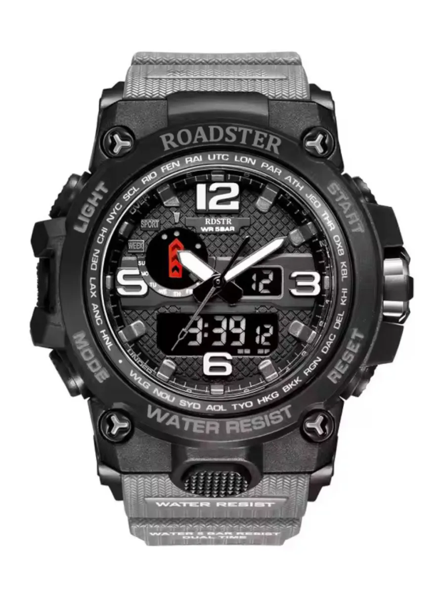 Grey Resin Digital Watch
