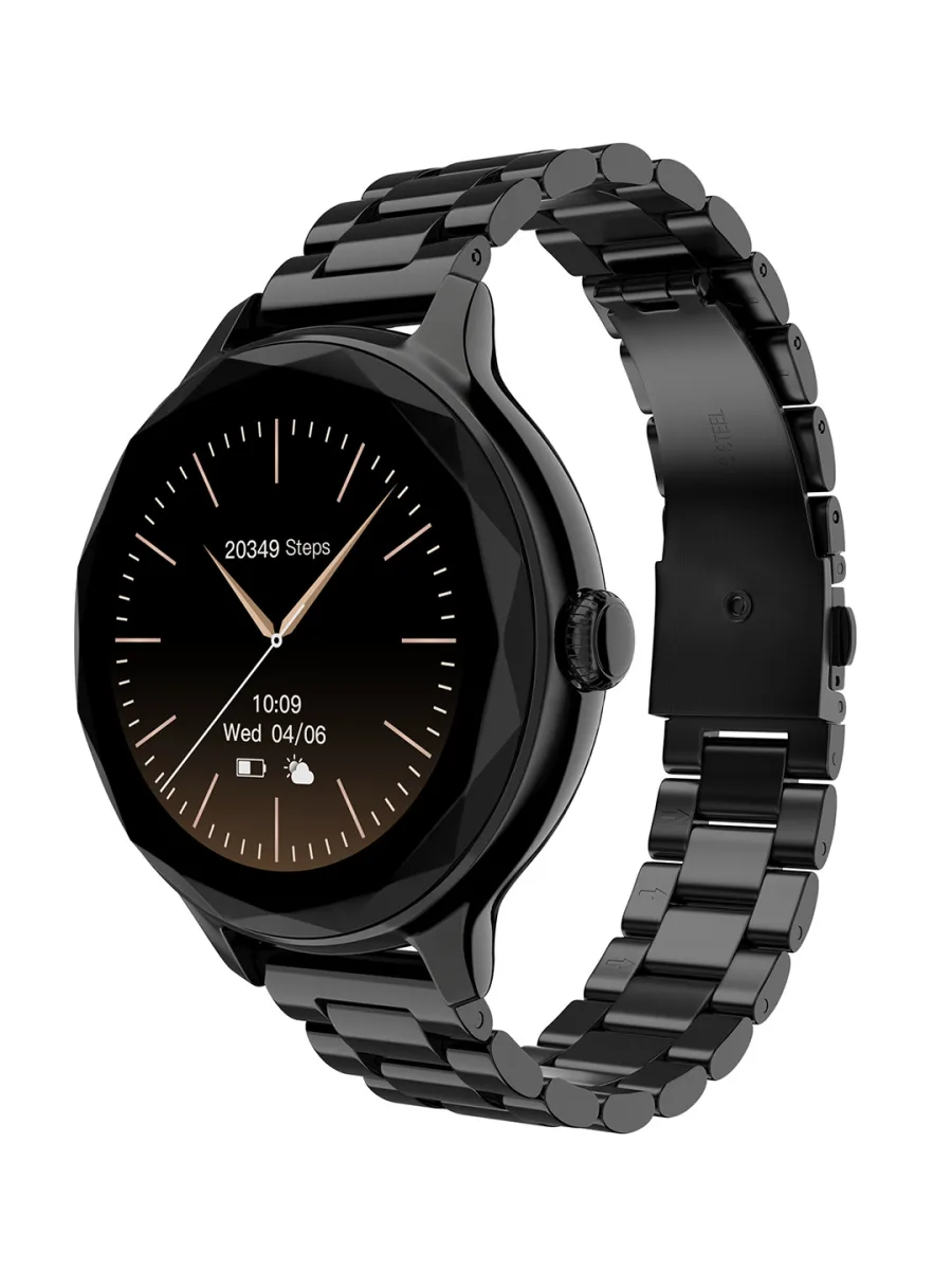 Black Steel Smartwatch