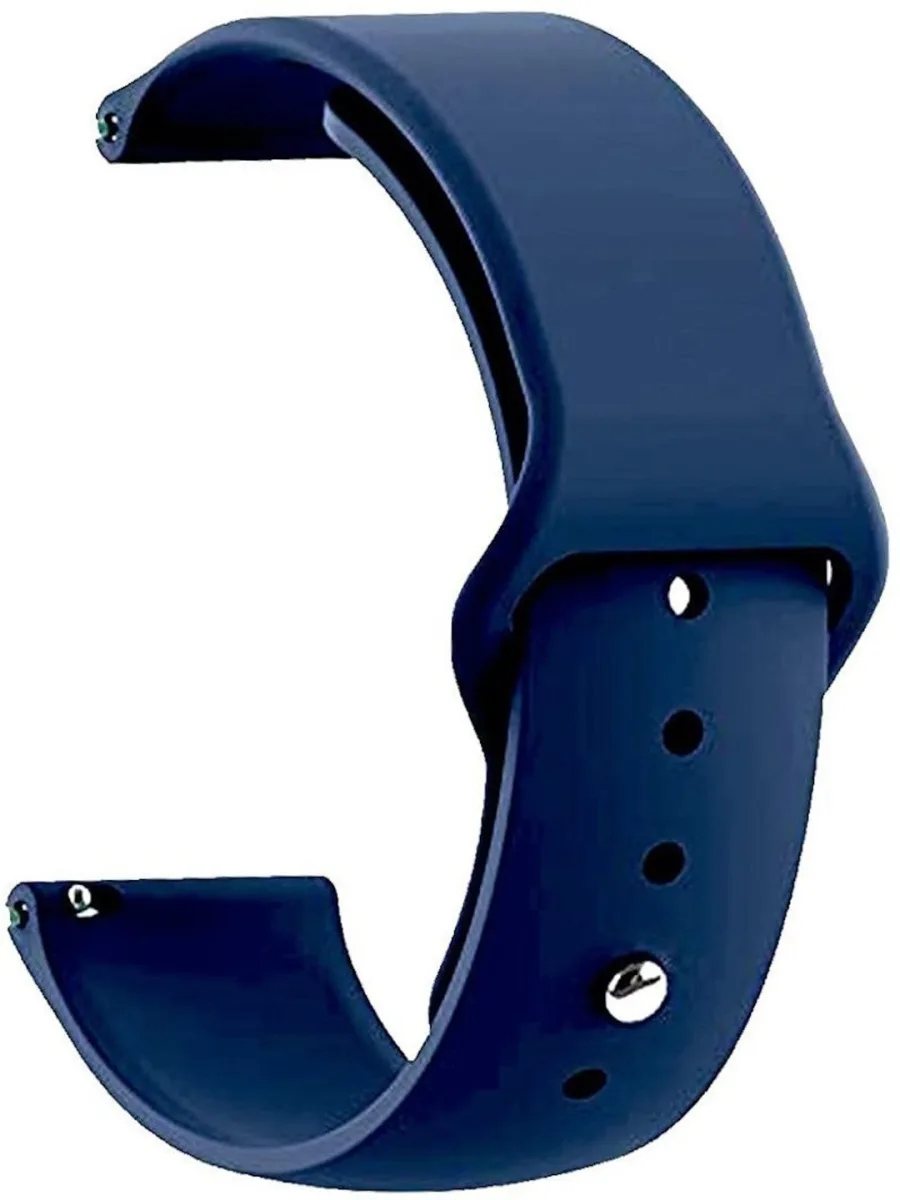 Navy Blue Silicone Watch Strap