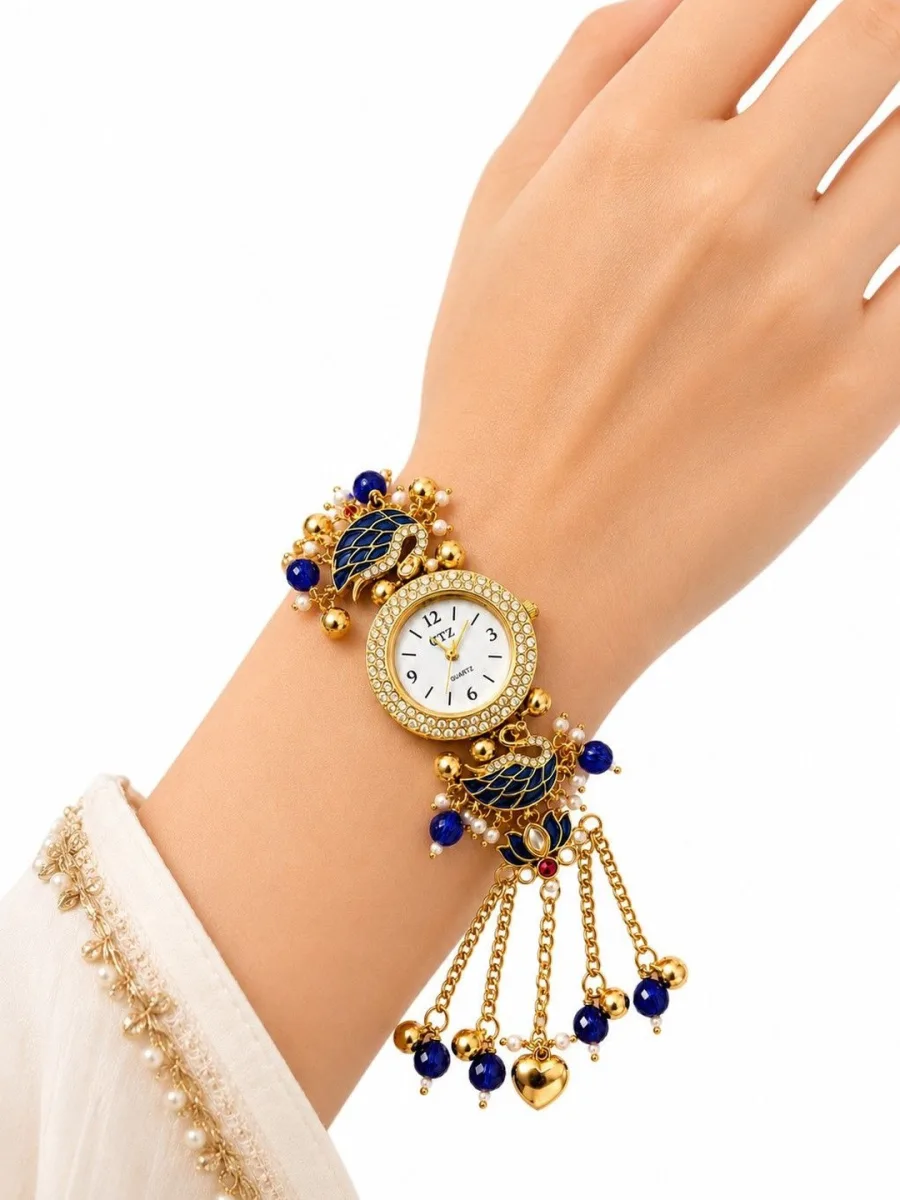 Blue Swan Bracelet Watch
