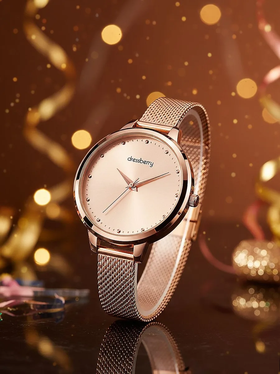 Women Stainless Steel Straps Watch