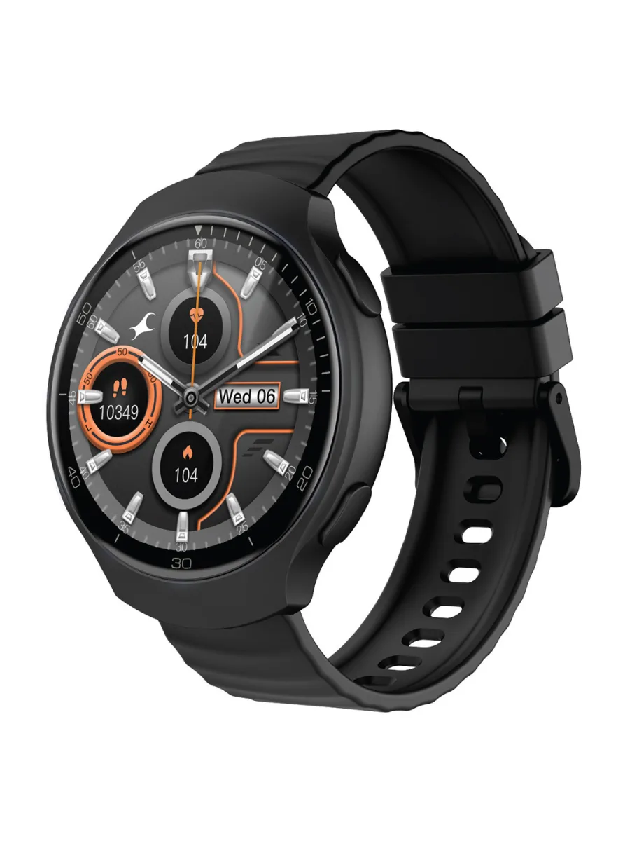 Black Silicone Smartwatch