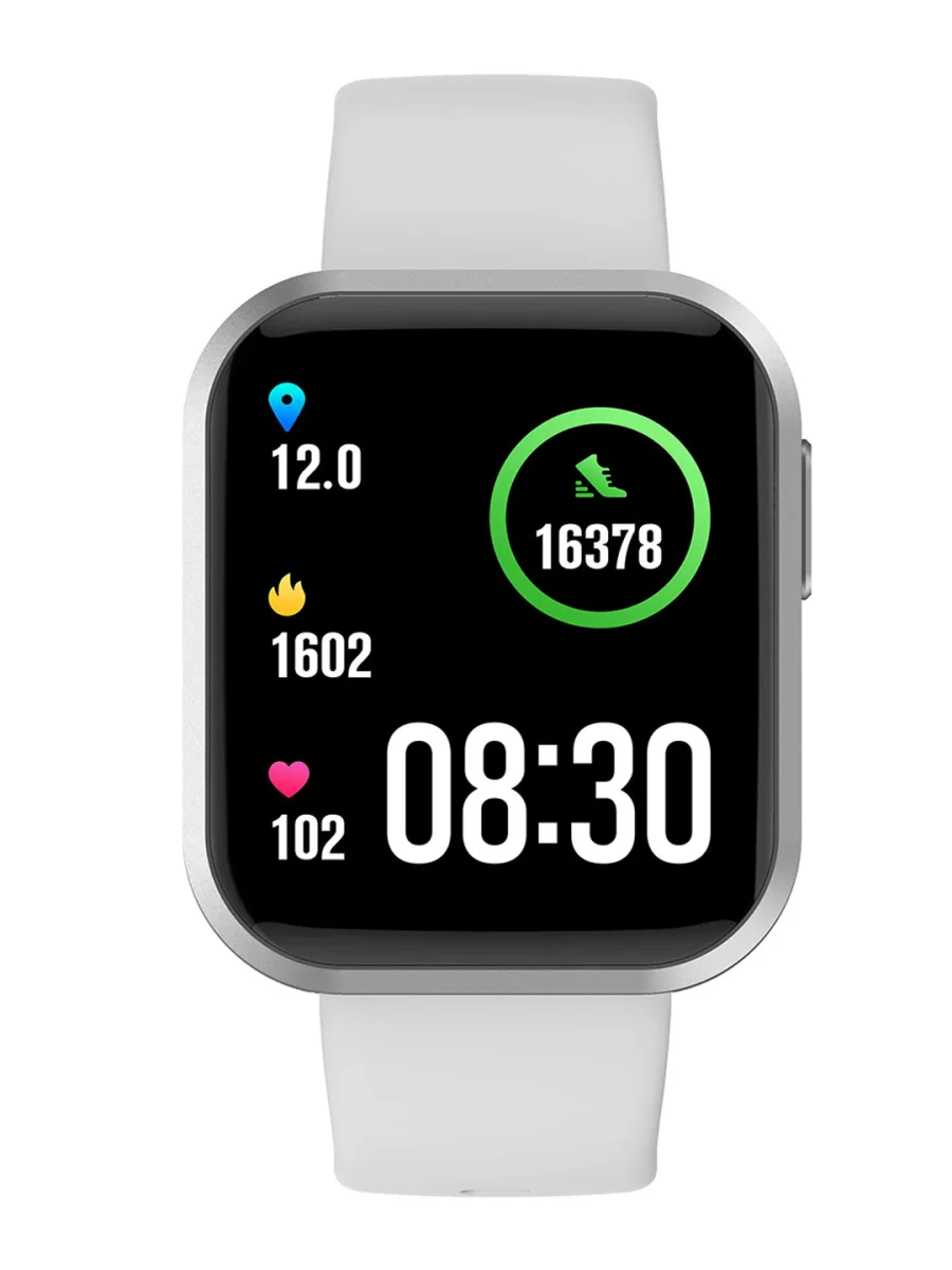White Silicone Smartwatch