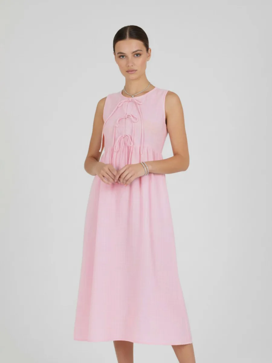 Striped A-Line Dress